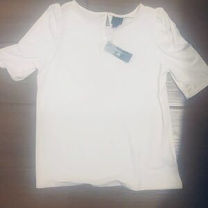 Worthington Classic White Short Sleeve Top